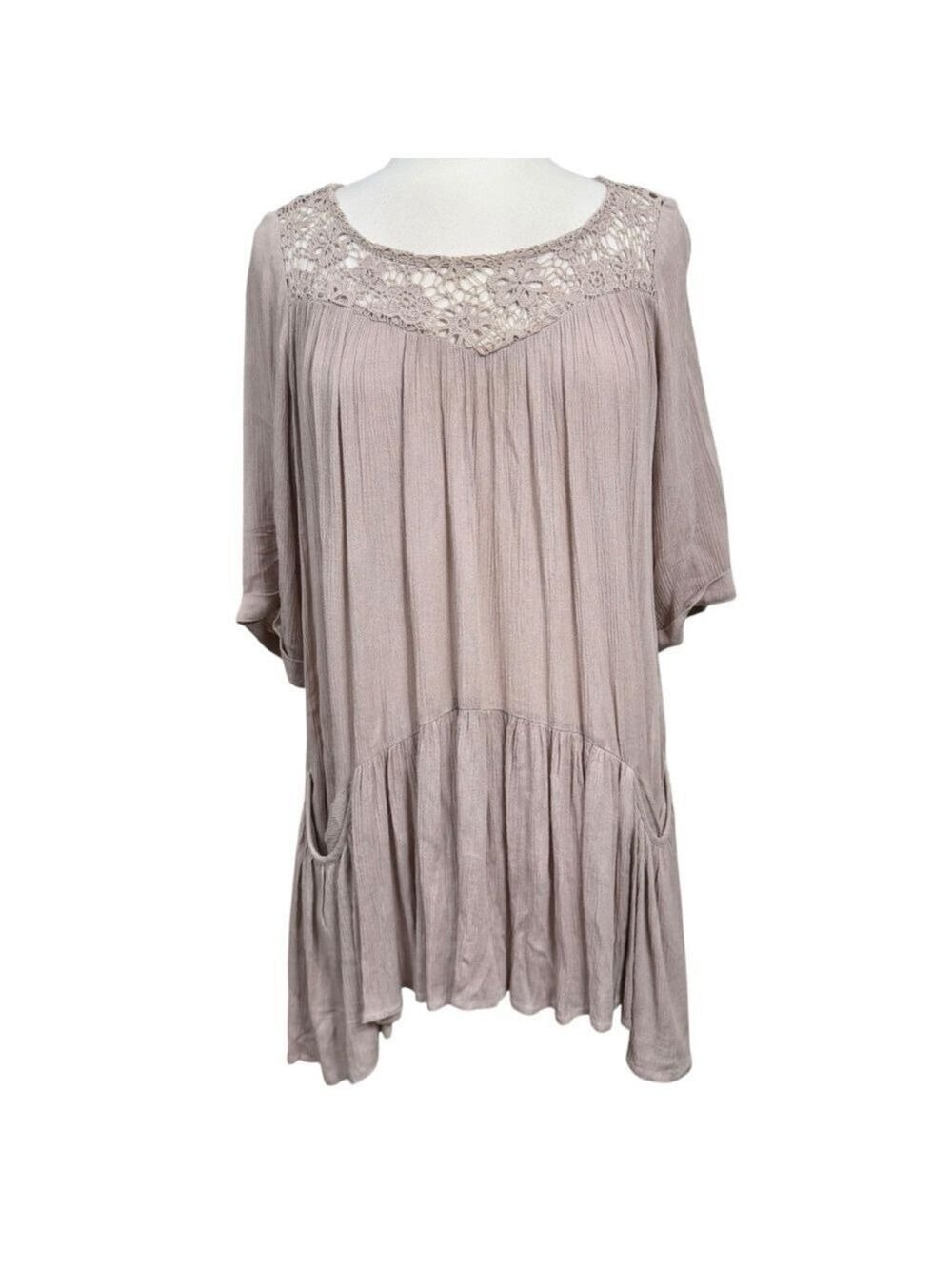 Jodifl Dress/Tunic Size S, Mauve-Toned